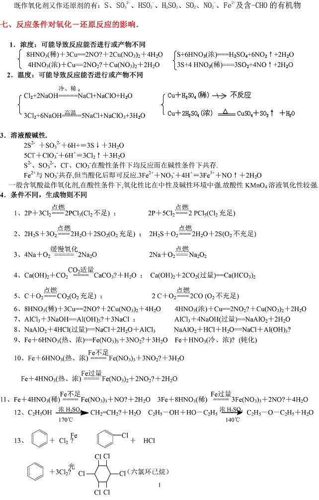 高考化学知识点大全 教你轻松得高分