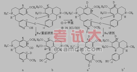 中药化学辅导生物碱结构测定中常用的化学方法还原反应