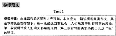 大学英语四级写作计划第三周复习效果检验