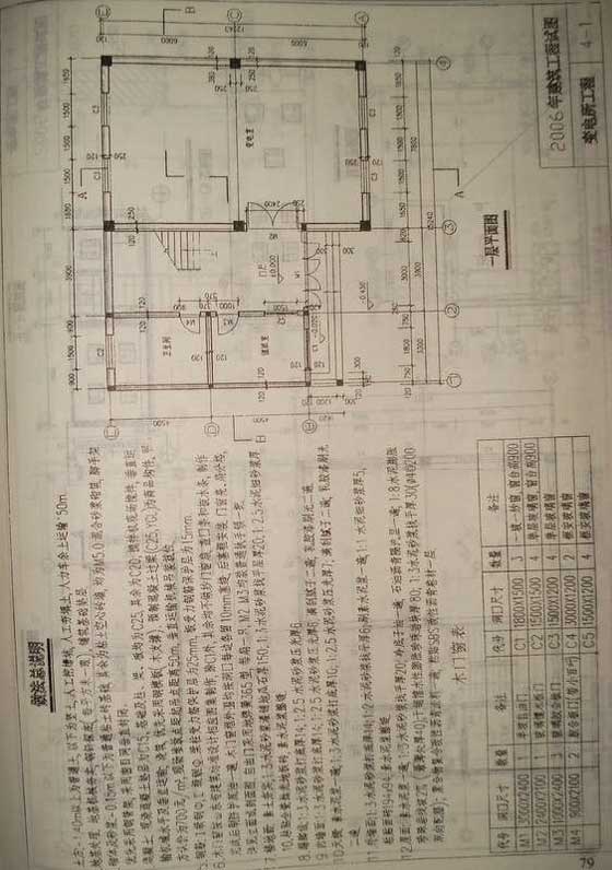 2006山东造价员考试《建筑工程》试题及答案