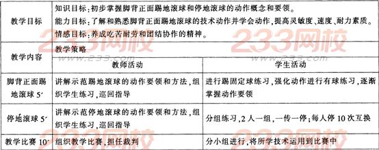 2015年教师资格证考试《体育与健康学科知识与教学能力》(高级中学)模拟试题(5)