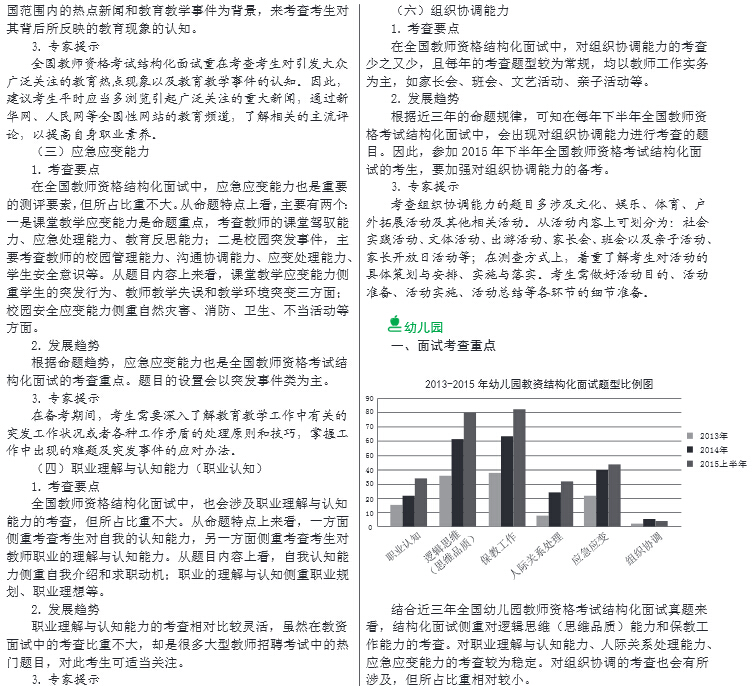 教师资格证面试辅导