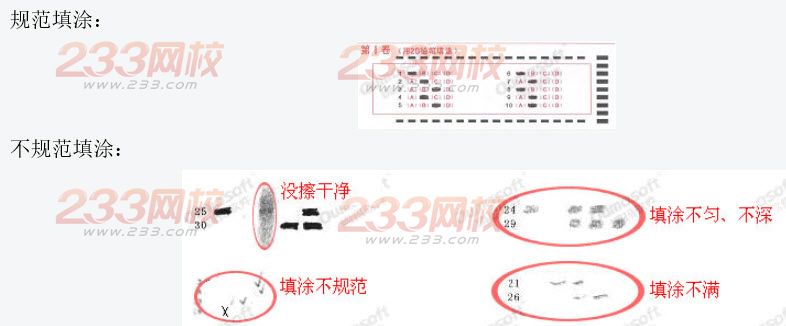 2015年成人高考网上评卷考生答题注意事项