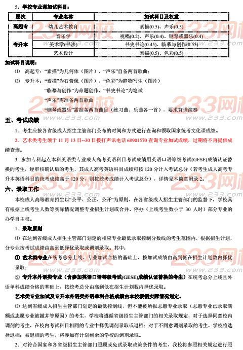 首都师范大学2016年成人高考招生简章