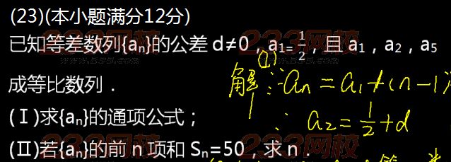 2015年成人高考高起点数学(文)真题及答案