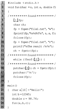 2018年3月计算机二级C语言<em style='border-bottom:1px dashed #e53b29;color:#e53b29;cursor:pointer;font-size:16px' title='点击学习' class='wxkwords' >考试</em>操作题冲刺练习(3)