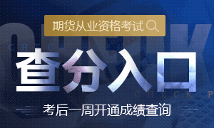 2019年5月期货从业资格考试成绩查询时间及入口